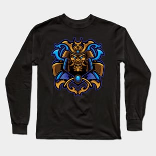 samurai art vector design Long Sleeve T-Shirt